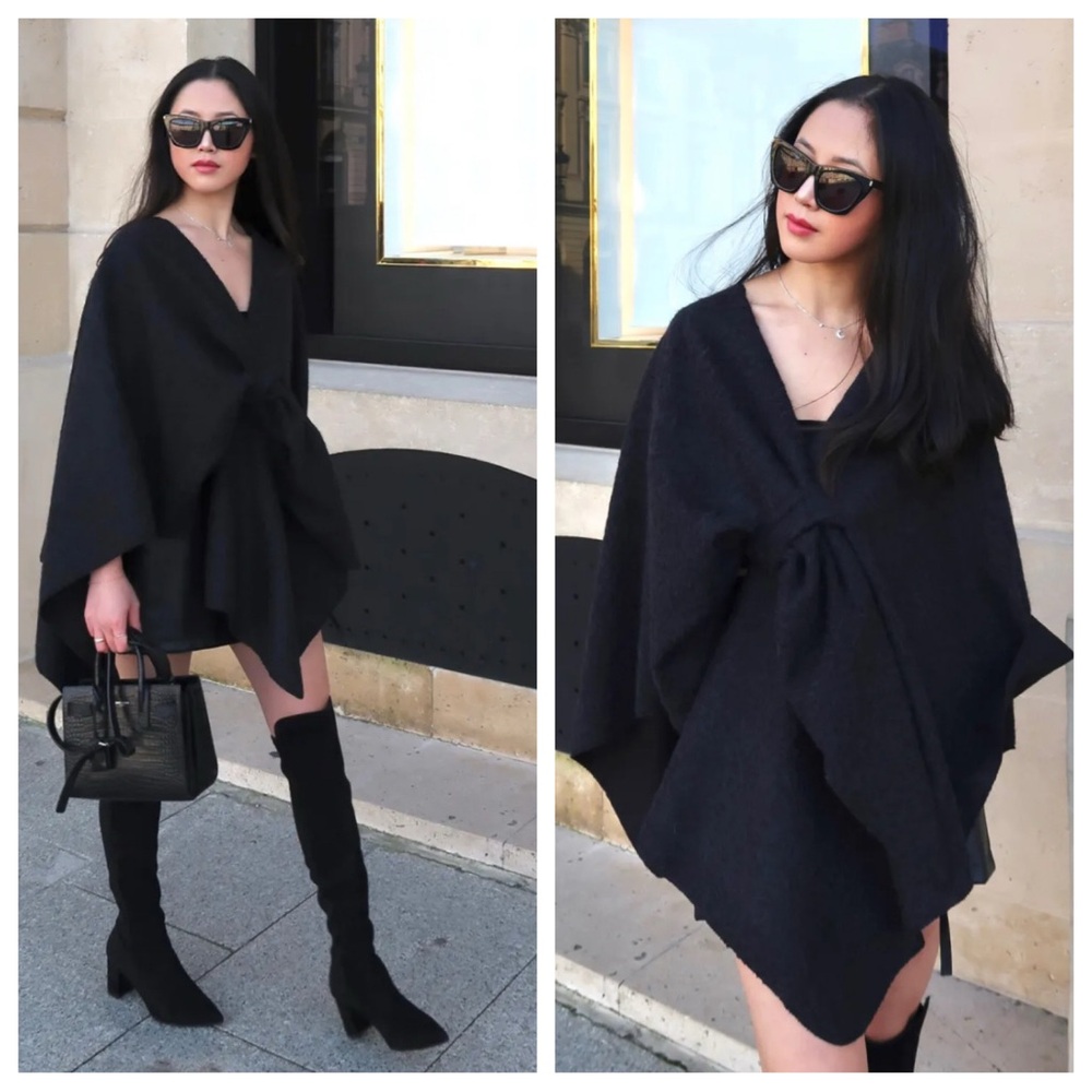 MADE IN ITALY FABULOUS CHIC DRAPED STYLISH JACKET